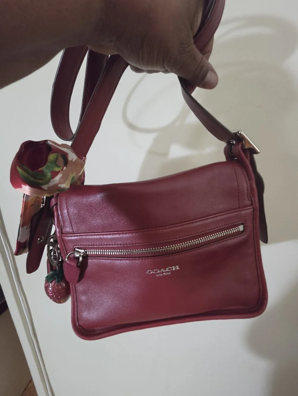 Coach 2012 Legacy Archival Rambler 21194 Red Leather
